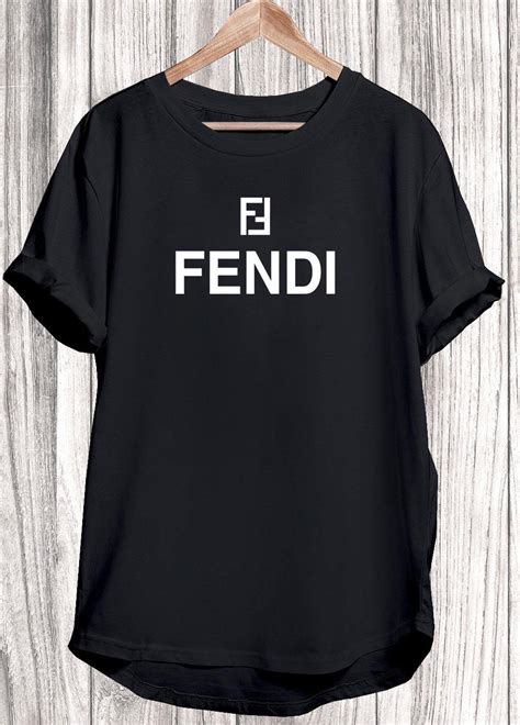 fendi shirt color letters|Fendi logo print t shirt.